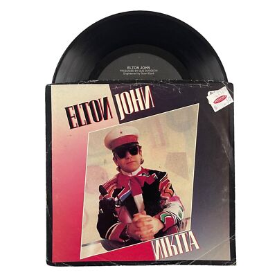 Elton John - Nikita / Restless (1985) 7  45 EX