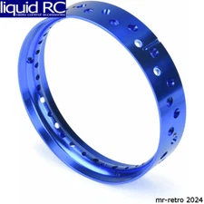 Pro-Line 283705 Pro-Spec Aluminum Rear Rim Blue: Promoto-MX
