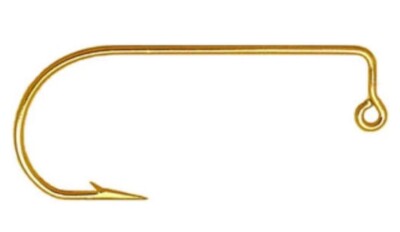 100ct. Eagle Claw 575 Aberdeen Jig Fishing Hook - Size 6