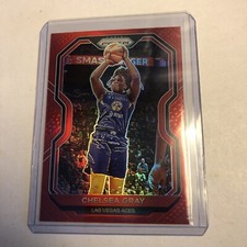 2021 Panini Prizm WNBA Chelsea Gray Red Prizm #153/299 Las Vegas Aces