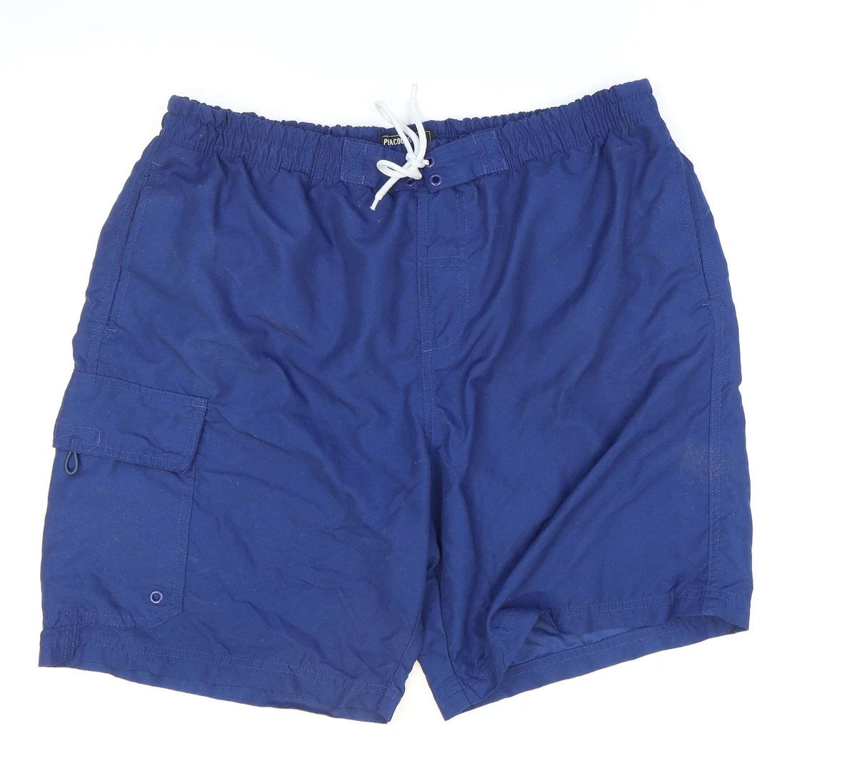 Peacocks Mens Blue Polyester Athletic Shorts Size XL Regular