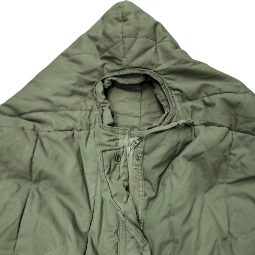 Used Need Repair Olive Drab Intermediate Down Mummy Sleeping Bag *mocinc.1982* - Picture 4 of 13