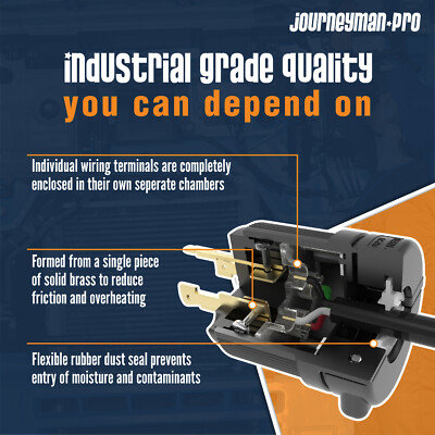 Ocsparts L14-30PCR Nema L14-30 Spina, Connettore E Ricettacolo