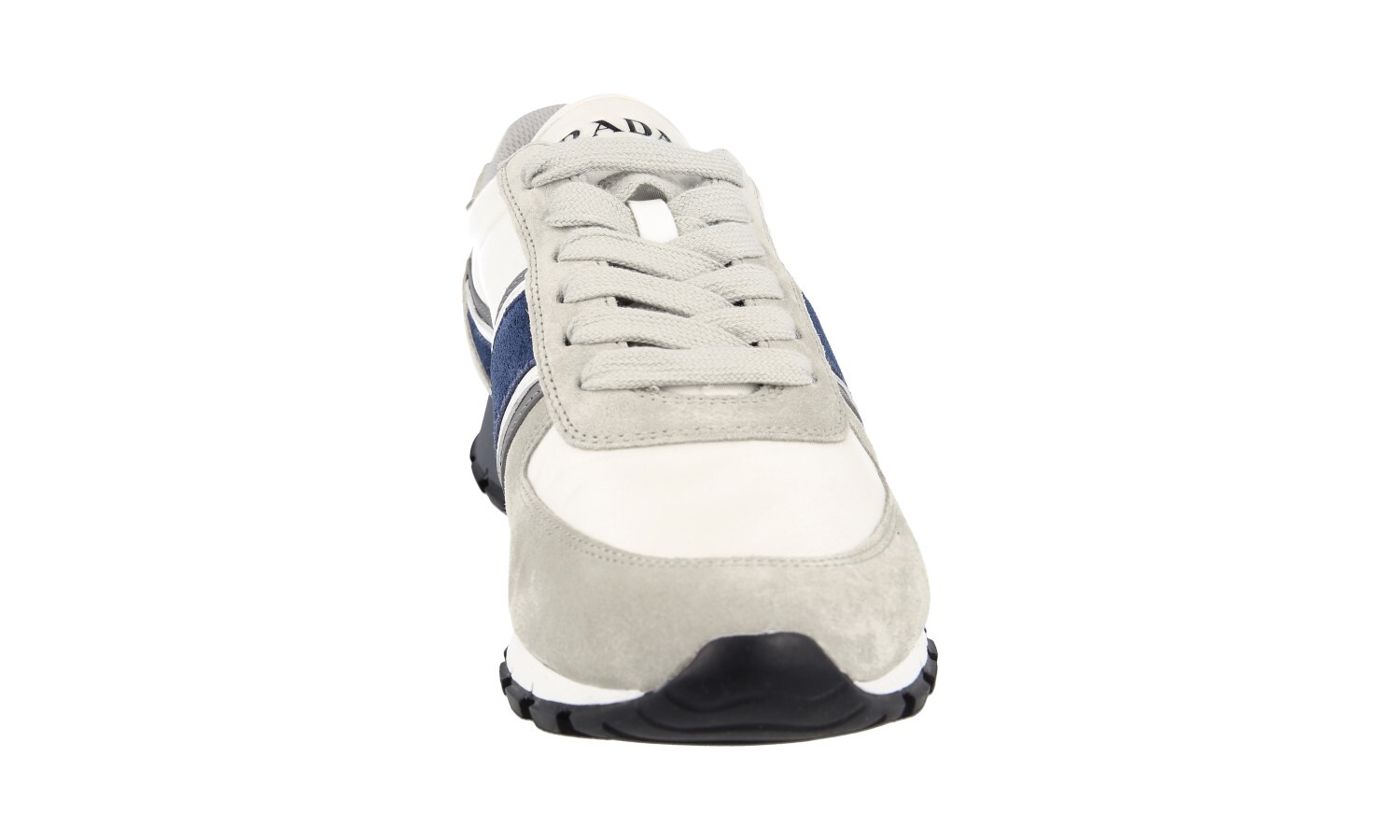 PRADA MATCHRACE TRAINERS SHOES 2EG382 GREY WHITE BLUE NEW image 8