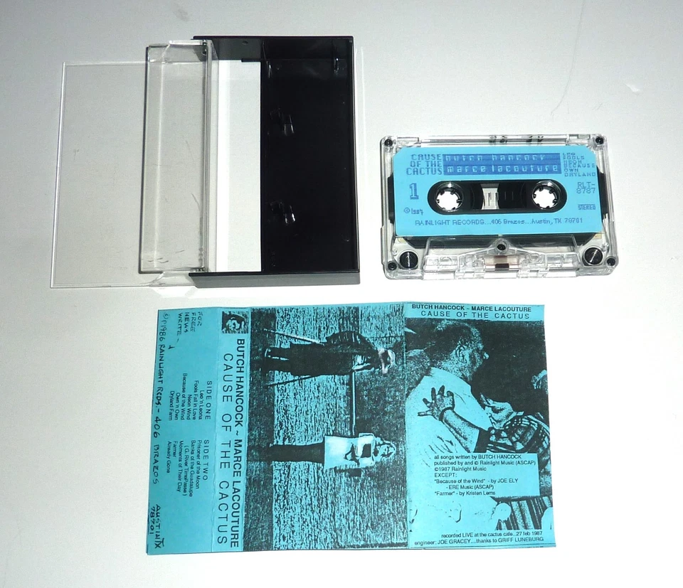 "USED" CASSETTE TAPE by BUTCH HANCOCK-MARCE LACOUTURE "CAUSE OF THE CATUS" - Image 2 of 3