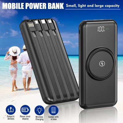 900000mAh Portatil Cargador Bateria Externa Para Cargar Celular Universal