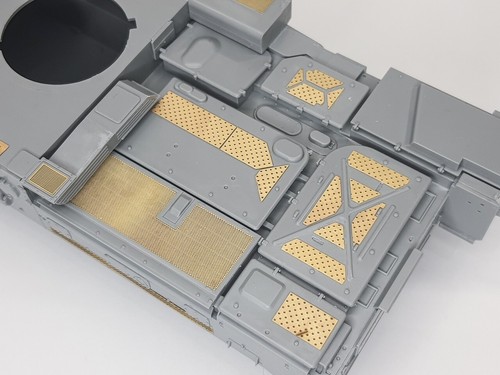 Láminas y rejillas perfiladas de PE Microdesign 035405 9K330 "TOR" (Zvezda 3633) 1/35 - Imagen 8 de 10
