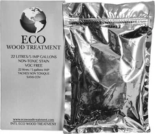 ECO WOOD TREATMENT 5 Gallon Covers 750 SQ FT VOC Free