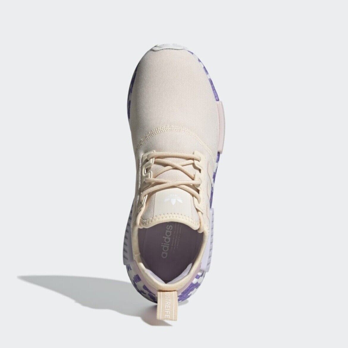 Adidas Originals NMD_R1 White/Purple Tint GW5694 Women's Comfort Running  Shoes | eBay