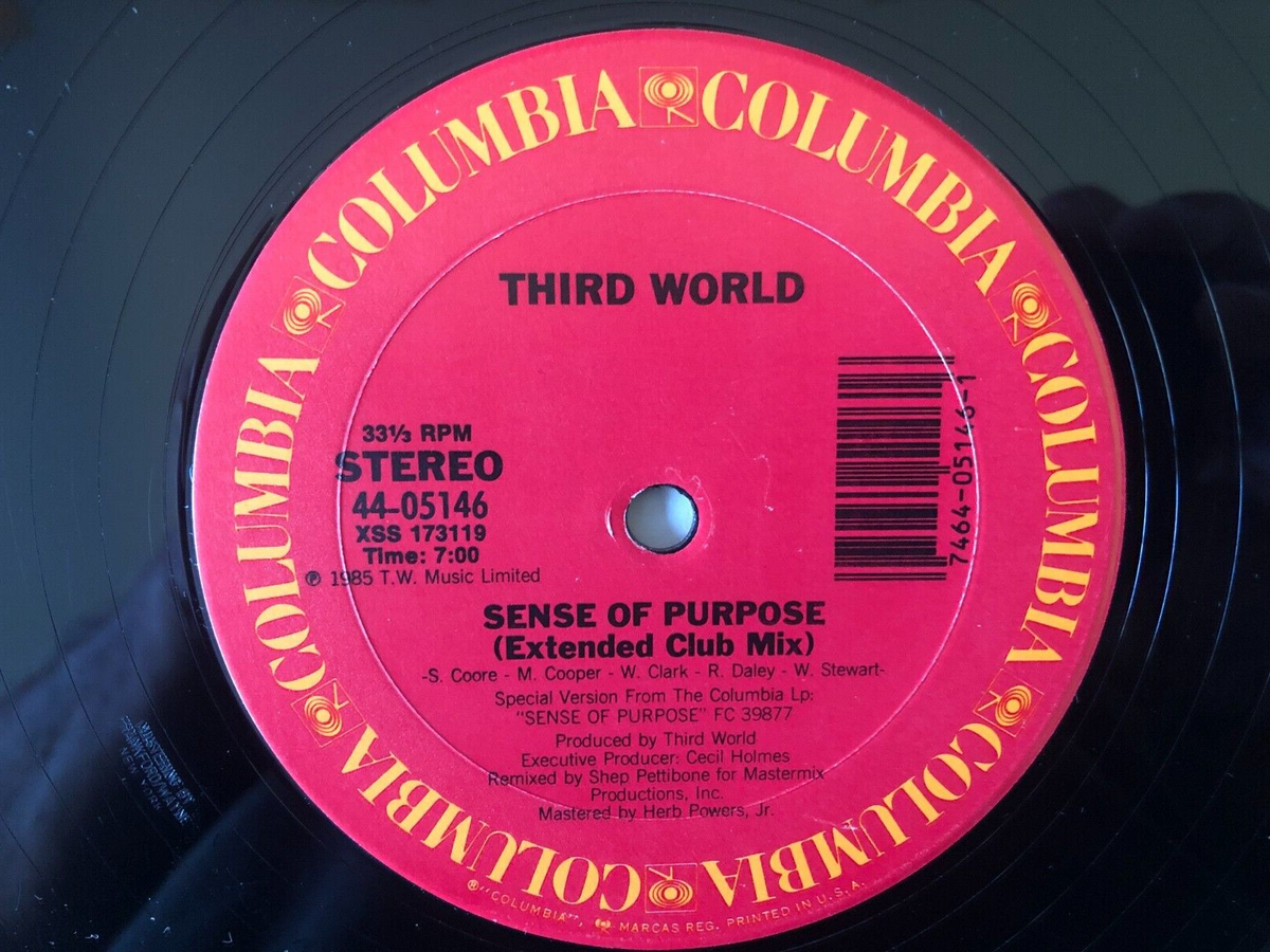 Third World SENSE OF PURPOSE 1985 Columbia 12