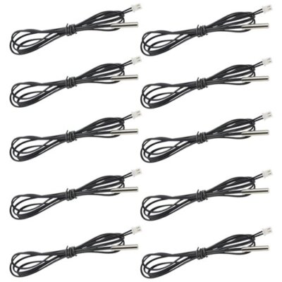 10pcs Ntc 10k Thermistor Sensors Digital Temperature Probe For Air Conditioner 