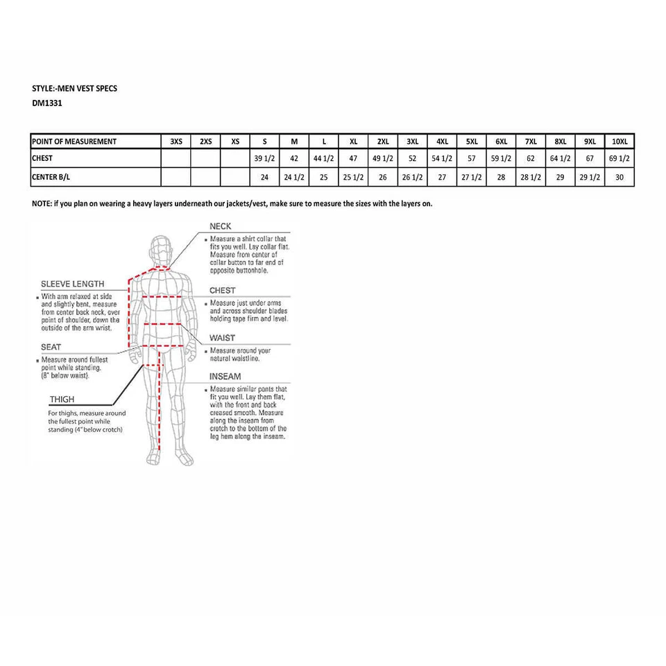 Milwaukee Leather DM1331 Men's Snap Front Motorcycle Denim Vest W/ Shirt Collar - Image 4 of 4