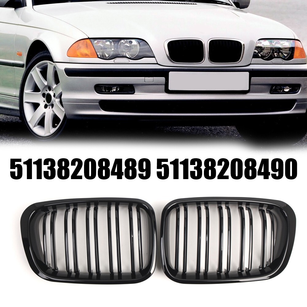 For BMW E46 4-Door Car Front Bumper Air Intake Grille 51137064318