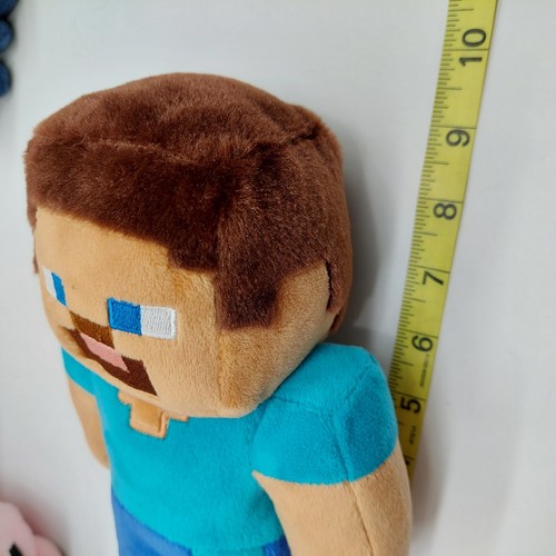 Mojang Minecraft Plush 2 Pigs Mooshroom Octopus Steve Set of 5 Various Sizes - Picture 18 of 18