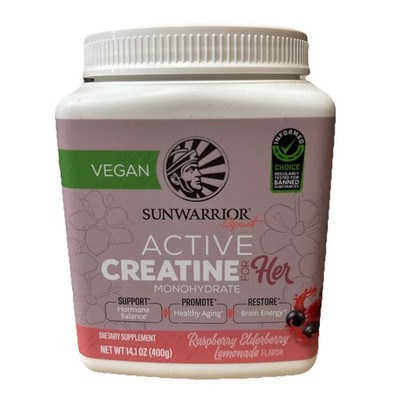 *READ Sunwarrior Active Creatine Women Monohydrate Powder Micronized Vegan 03/26