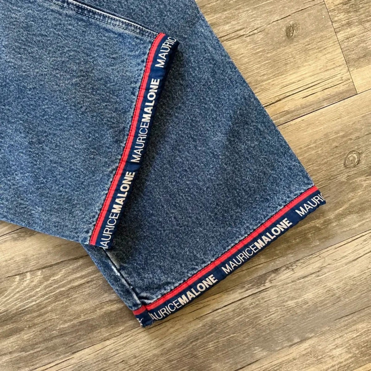 Vintage Maurice Malone Mojeans Double Knee Denim Jeans Size 32x32