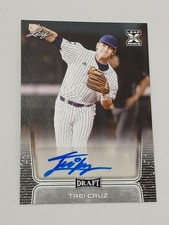 Trei Cruz Detroit Tigers 2020 Leaf Draft Certified Autograph Rookie Card #BA-TC1