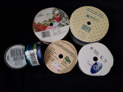 Lot Of 6 Assorted Ribbon Spools - Bild 3 von 3