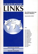 Homoeopathic Links: Die Milchmittel der Materia Medica | Buch | sehr gut