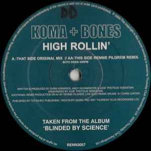 Koma  Bones - High Rollin' - Used Vinyl Record 12 - F4593z