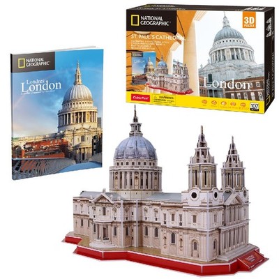 CUBIC FUN PUZZLE 3D National Geographic St. Paul's Cathedral 107 Teile. DS0