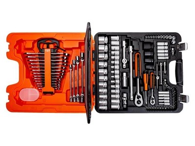 Bahco S108 1/4in & 1/2in Drive Socket & Combination Spanner Set, 108 Piece BAHS