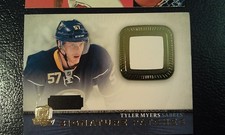 Tyler Myers Sabres 2013 - 2014 Artists Proof Signature Patches OVERSIZE