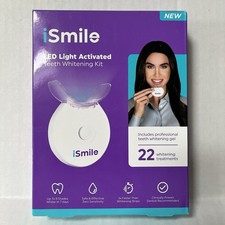 Ismile Teeth Whitening Kit Led Light 35 Carbamide Peroxide Gel 22 Treatments