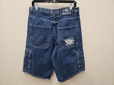 Southpole Shorts Mens 34 Jean  Baggy Loose Skater Rave Grunge Denim Y2K VTG