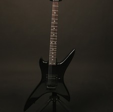 Custom New Solid Body Electric Guitar Stealth Chuck Schuldiner Black