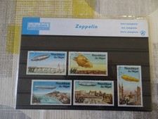 Schaubek Briefmarken Zeppelin Satz Komplett Postfrisch Gestempelt
