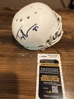 Troy Brown Signed White Mini Helmet New England Patriots JSA Certified