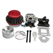 15mm Carburetor Rebuild Kit with Air Filter for 2 Stroke 43cc 47cc 49cc
