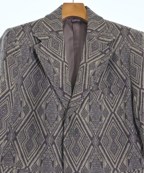 Needles Patterned Tailored Jacket Men XS Purple B… - image 5