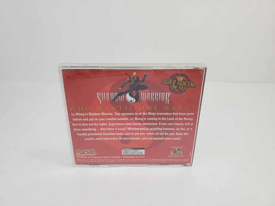 Vintage 1997 Lo Wang is Shadow Warrior CD-ROM Apple Macintosh MacSoft Game - Image 2 of 4