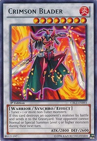 Crimson Blader Unlimited NM English YuGiOh Cosmo Blazer Rare