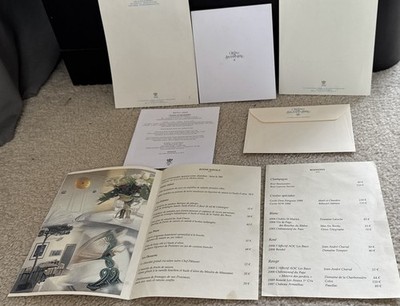Ou Stau De Baumaniere Hotel 2008 Southern France Ephemera Booket Menu +