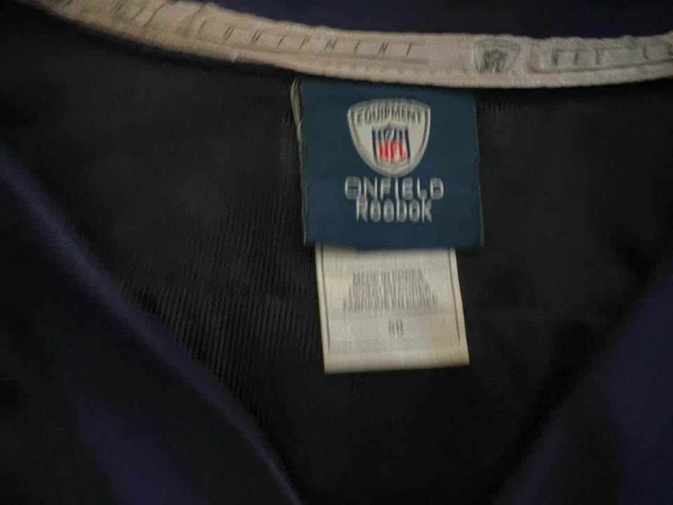 Camiseta deportiva negra para hombre Reebok Baltimore Ravens #52 Ray Lewis | TALLA PARA HOMBRE 50 Foto 4 de 4