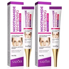 2 Freckle Removal Nicotinamide Whitening Face Cream Moisturizing Brightening 20g