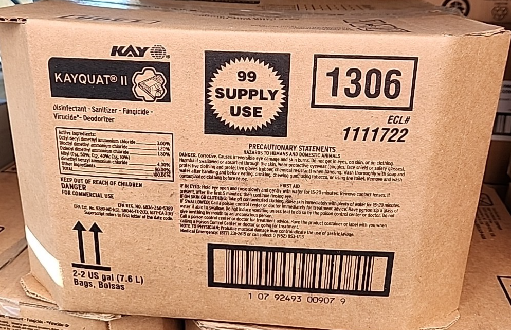 Kay Kayquat II Disinfectant-Sanitizer-Virucide-Deodorizer 980068