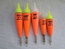 Thill Night Brite Lighted Floats Bobbers 4” and 5"  Lot of 5 no Batteries