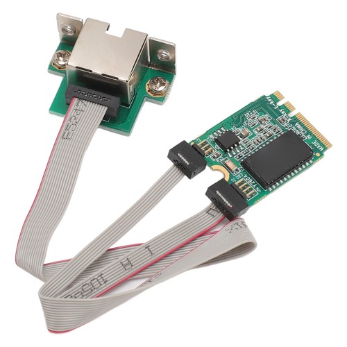 M.2 A+E Network Card Bent Pin Gigabit Ethernet Single Port RJ45 Server Networ FY - Afbeelding 16 van 24