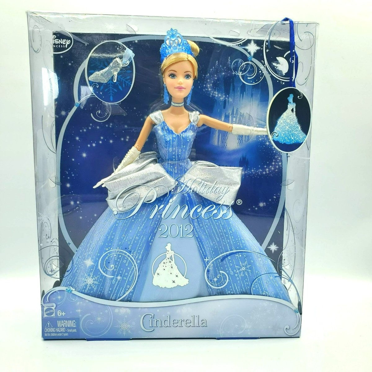 Holiday Princess Cinderella 2012 Collectible Disney Doll New in