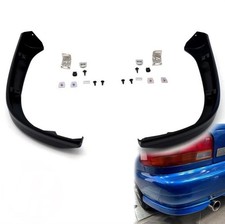 Black Genuine Rear Bumper Spats Spoiler Kit Fits: Subaru Impreza 92-00 P1 Type R