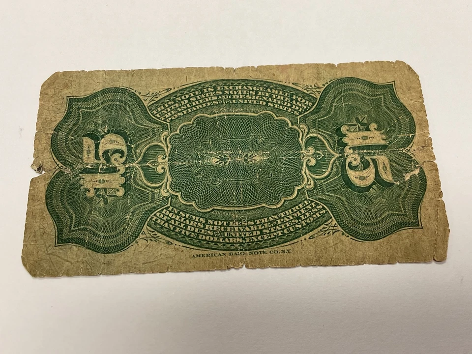 1863 United States 15 15c Cents Fractional Currency Bank Note - Circulated - Image 4 of 4