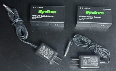 Wyrestorm HDMI UTP Cable Extender Reciever and Transmitter With Powers Cords