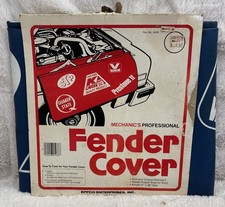 Vintage Eppco Mechanics Professional Fender Cover Blue 27x36 Made in USA