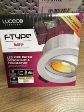 Brand New Luceco FType Elite LED Dim2Warm Fire Rated Downlight – 6 Available