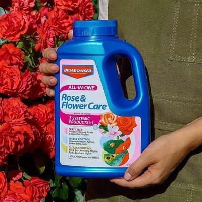 BioAdvanced 2-In-1 Systemic Rose and Flower Care, Granules For Insects,5lb