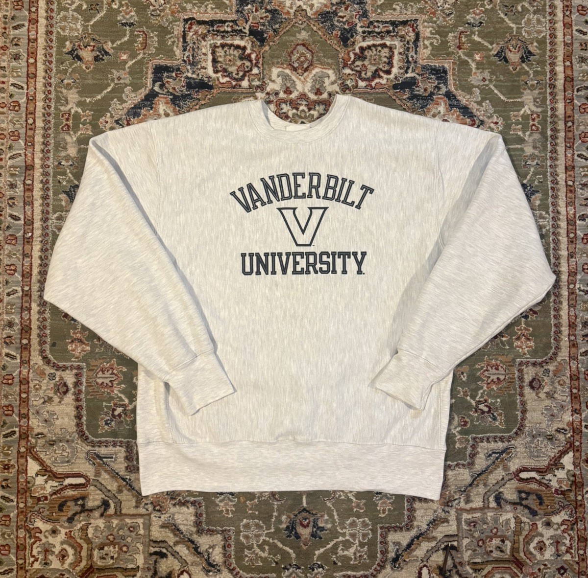 Vintage Vanderbilt University REVERSE WEAVE 90s Champion Sweatshirt Grey XL